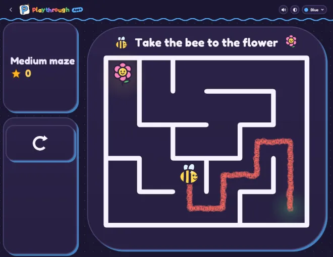 Mazes application screenshot