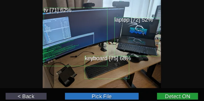 AI Video Object Classifier application screenshot